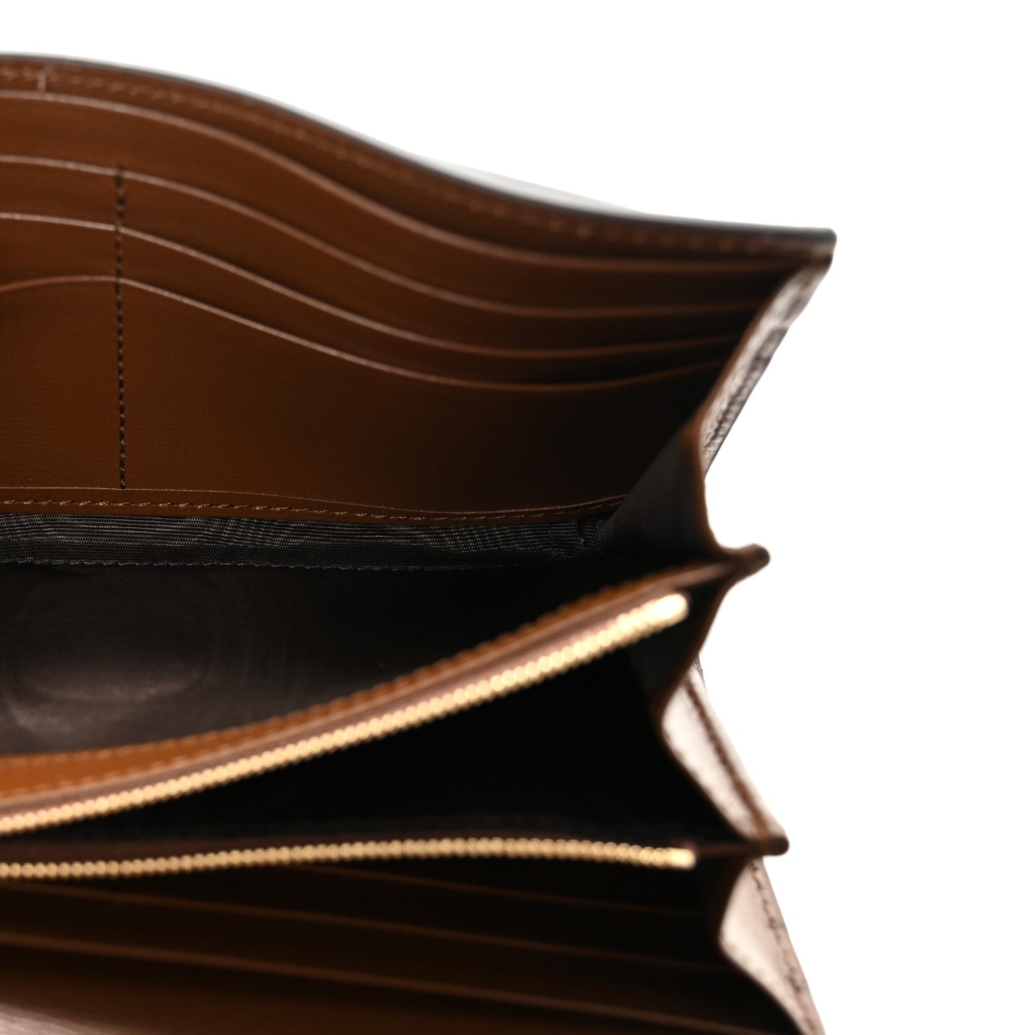 Gucci GG Supreme Monogram Azalea Calfskin Web Jackie 1961 Chain Wallet Beige Ebony Brown Sugar 5 of 10