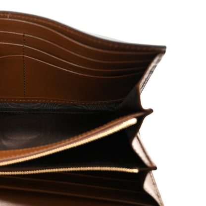 Gucci GG Supreme Monogram Azalea Calfskin Web Jackie 1961 Chain Wallet Beige Ebony Brown Sugar 5 of 10