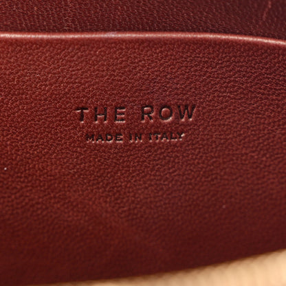 The Row Saddle Calfskin Dalia Baguette Shoulder Bag Burgundy 6 of 10