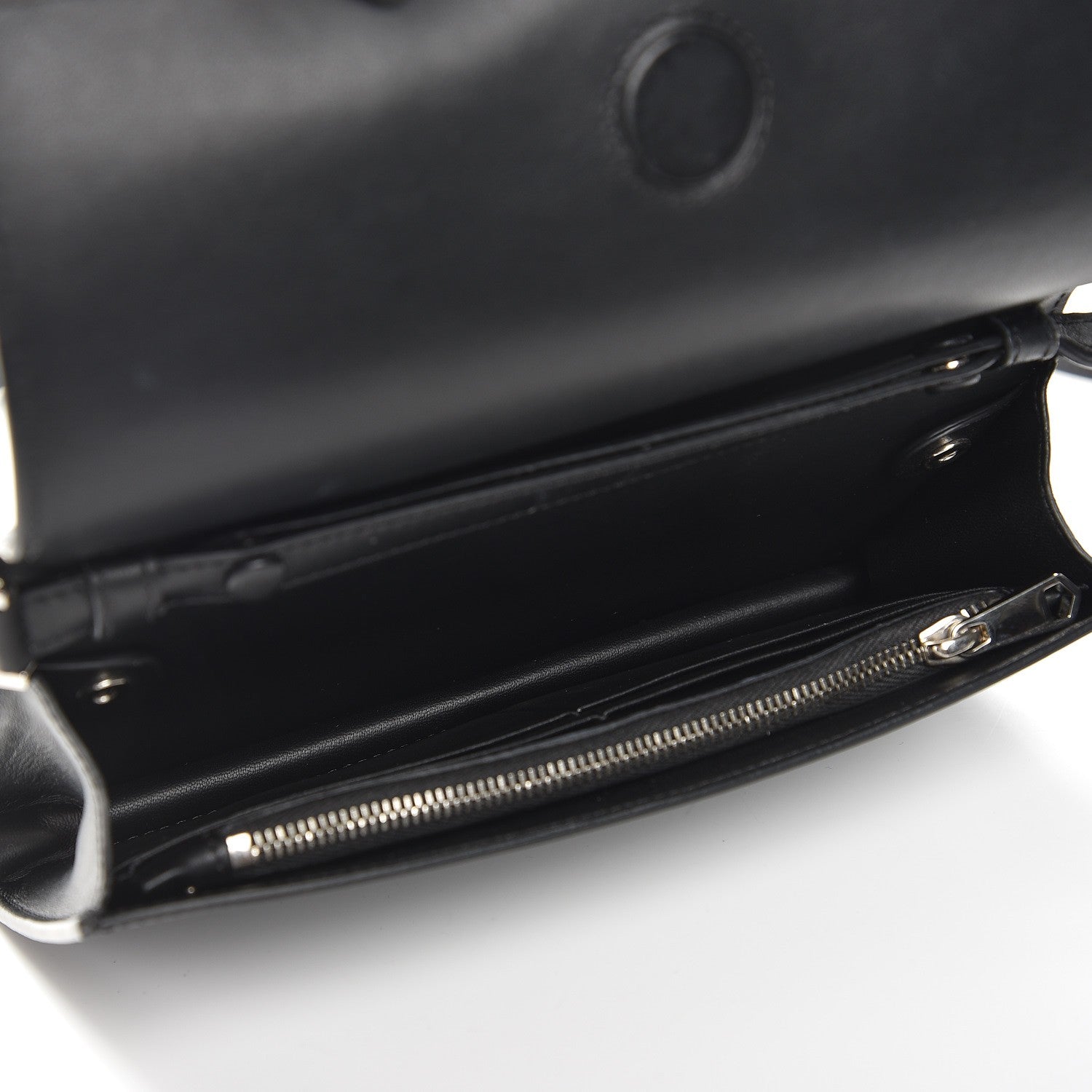 Givenchy Calfskin Logo Debossed Crossbody Black 5 of 7