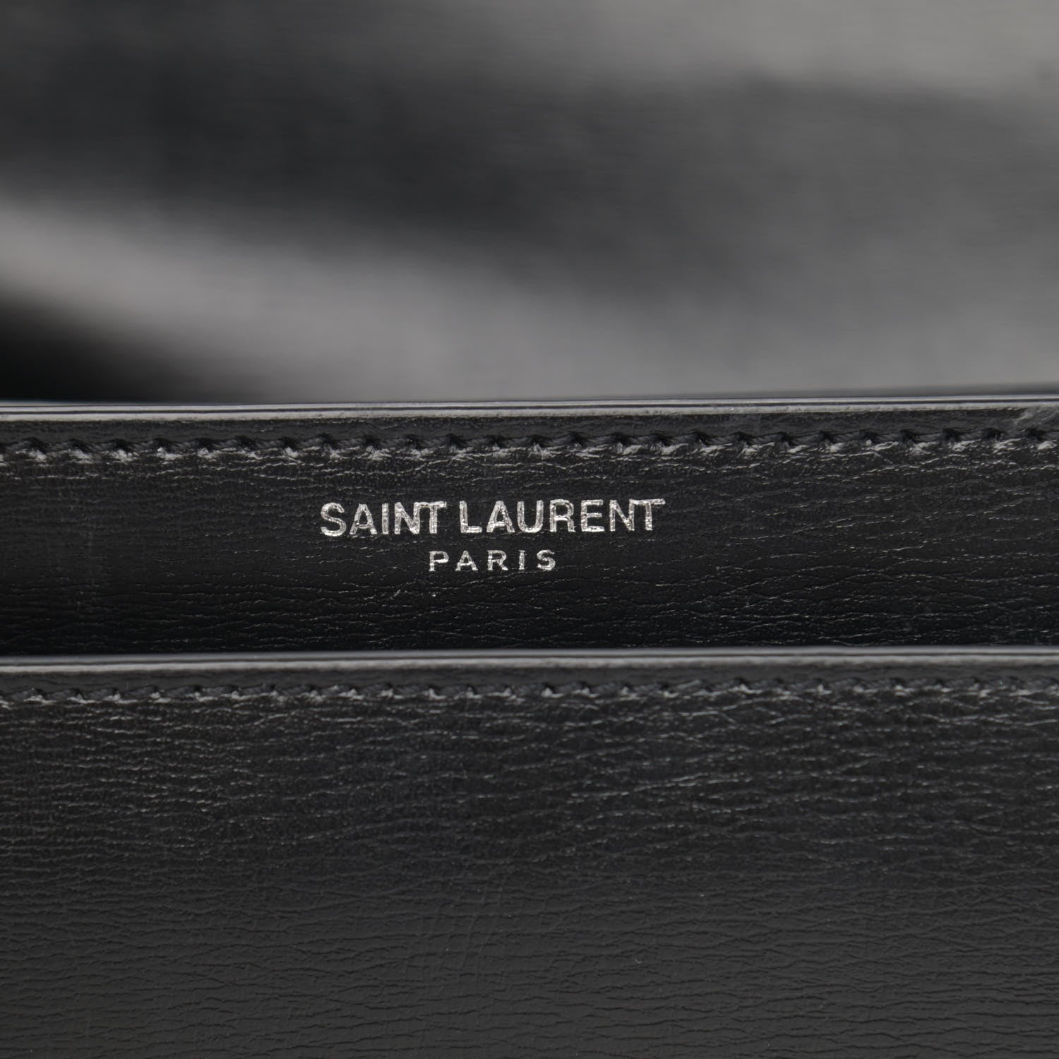 Saint Laurent Calfskin Medium Monogram Sunset Black 5 of 11
