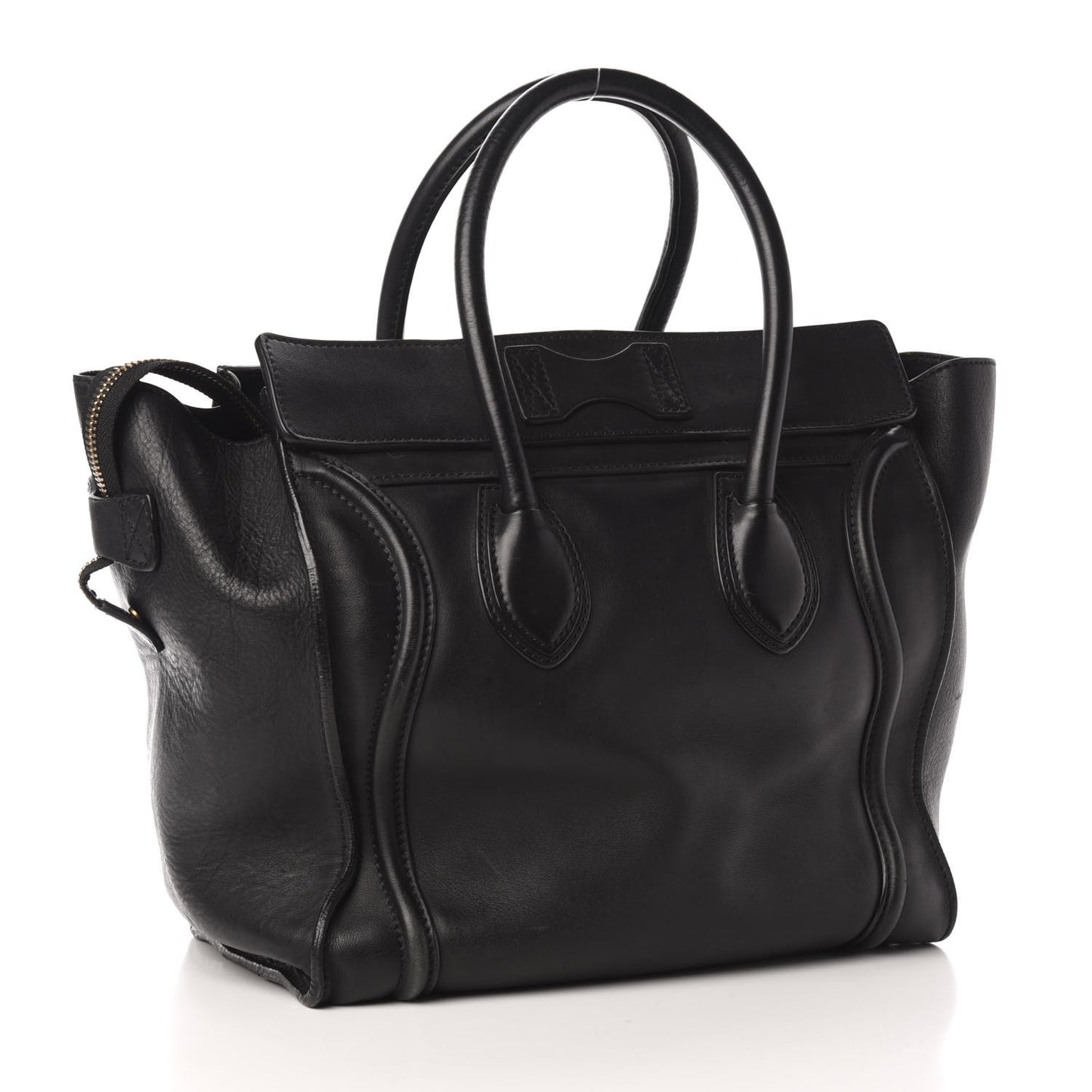 Smooth Calfskin Mini Luggage Black