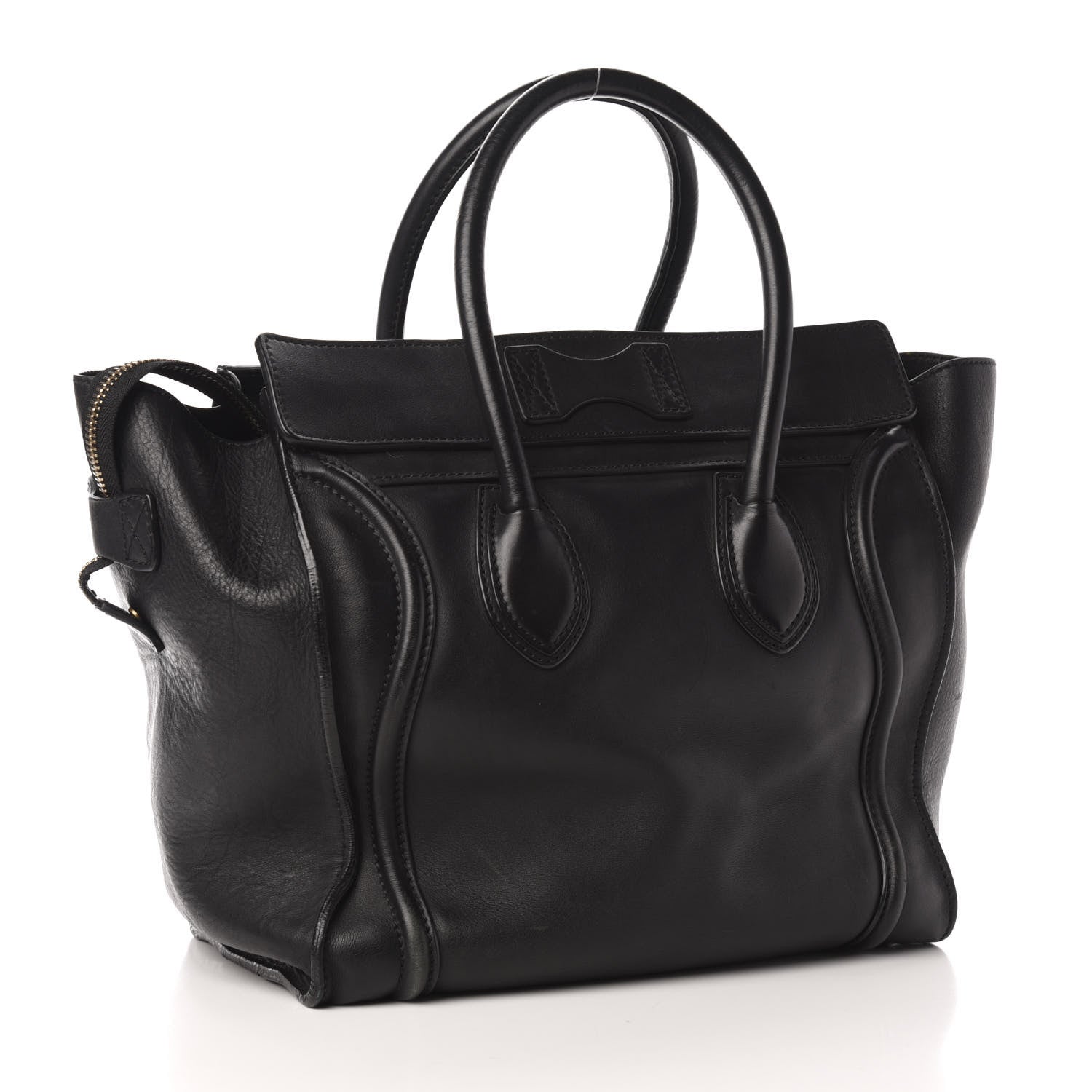 Celine Smooth Calfskin Mini Luggage Black 3 of 13