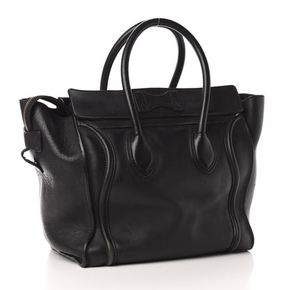 Celine Smooth Calfskin Mini Luggage Black 3 of 13