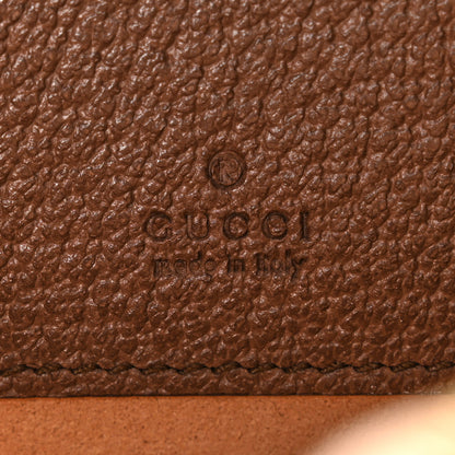 Gucci GG Supreme Monogram Web Ophidia Circle Wristlet Beige New Acero 6 of 12