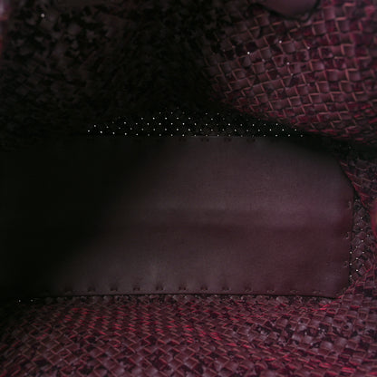 Bottega Veneta Nappa Velours Intrecciato Large Cabat Bordeaux 6 of 12