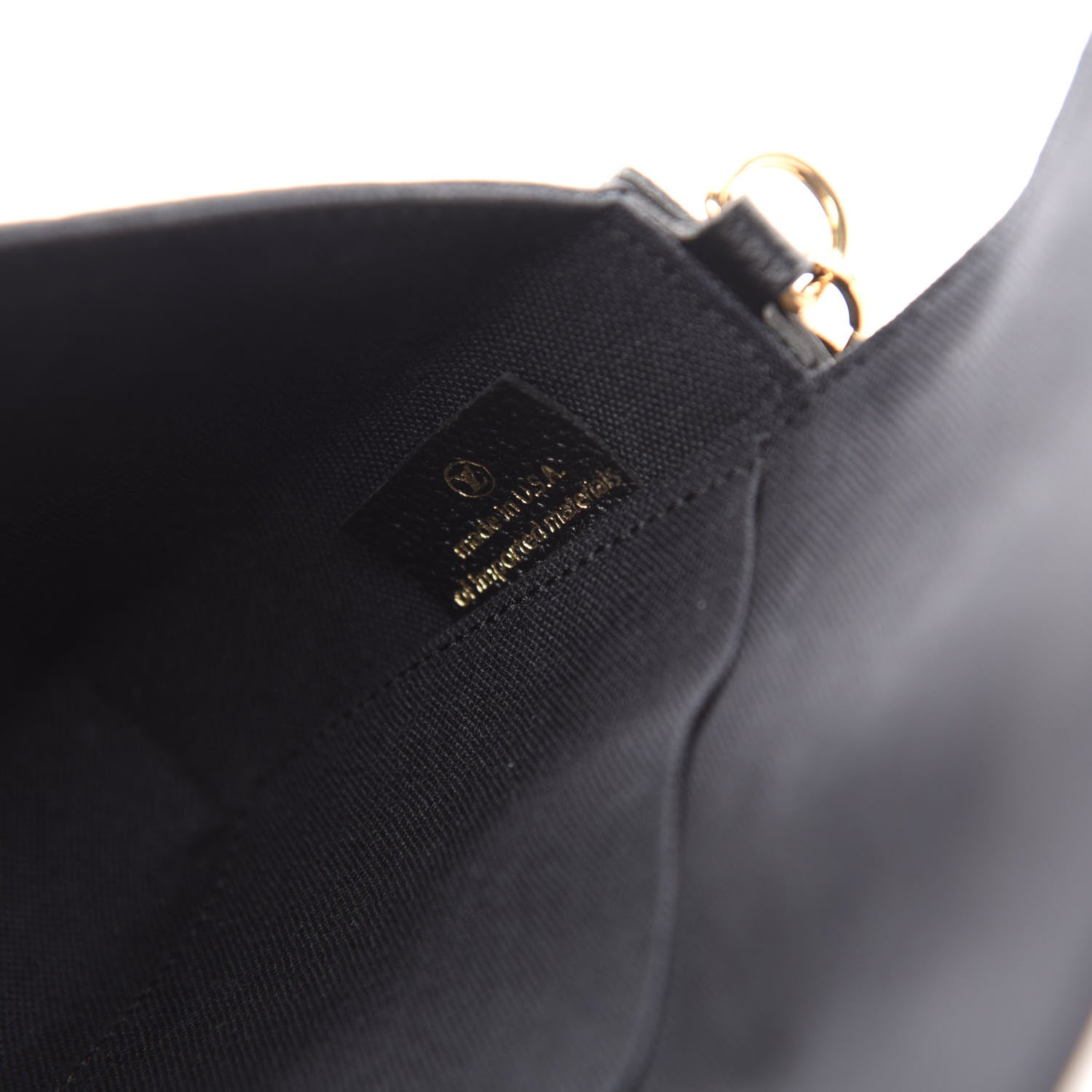 Louis Vuitton Empreinte Pochette Felicie Chain Wallet Black 10 of 13