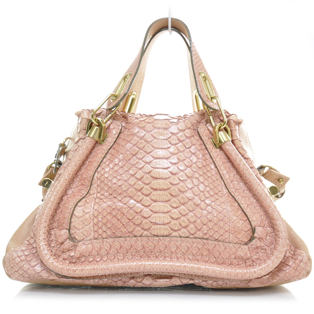 Chloe Python Medium Paraty Pink 1 of 9