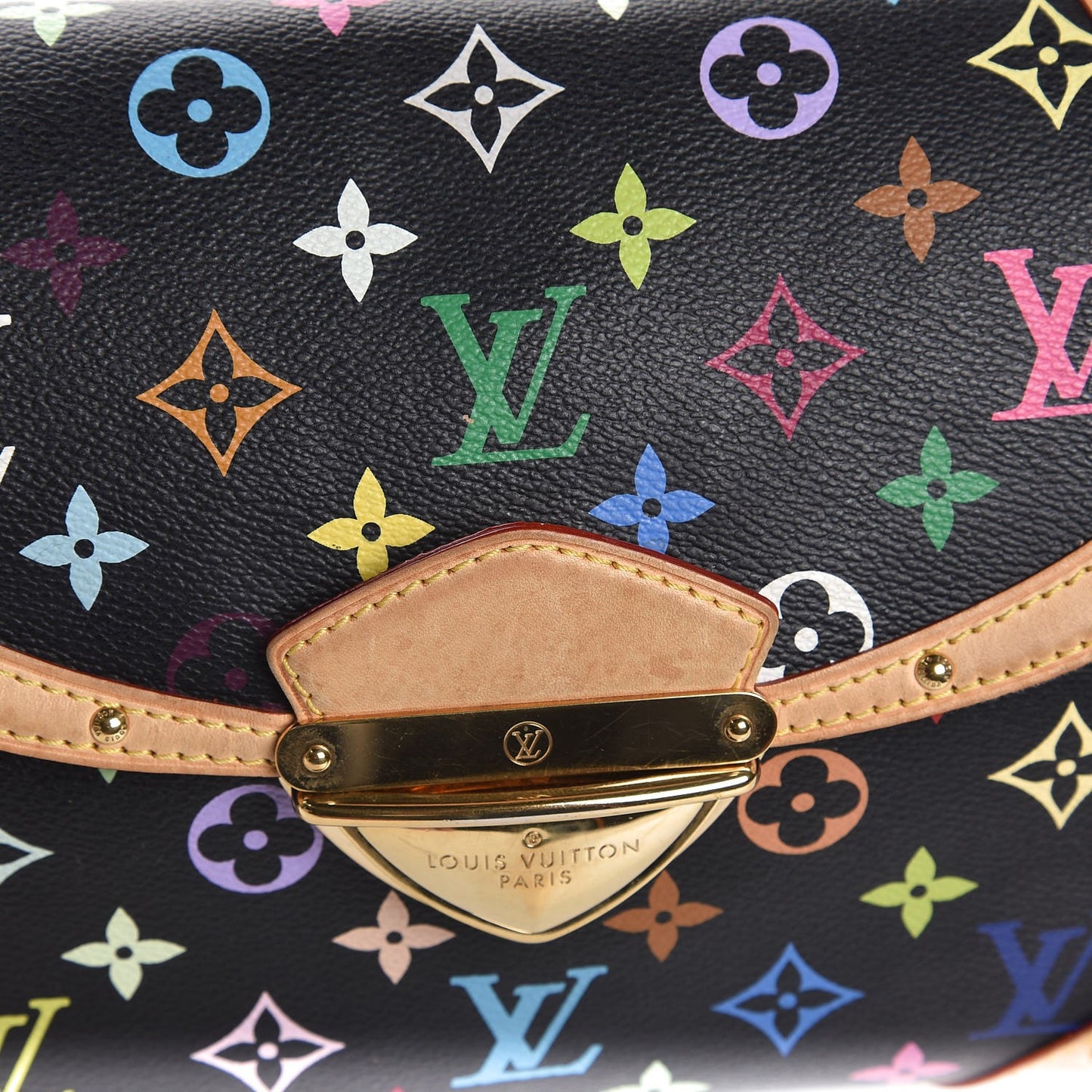 Monogram Multicolor Beverly MM Black