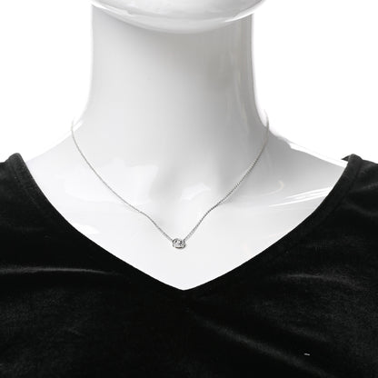 Tiffany Platinum Diamond Circlet Pendant Necklace 2 of 6