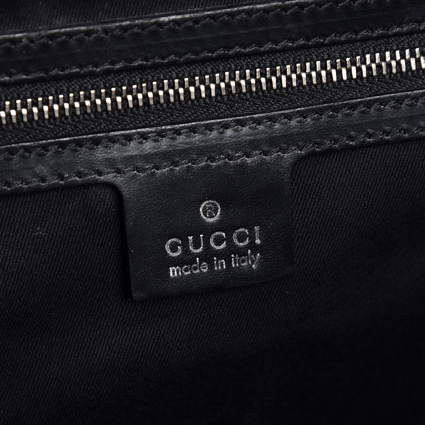 Monogram Studded Bamboo Bullet Satchel Black