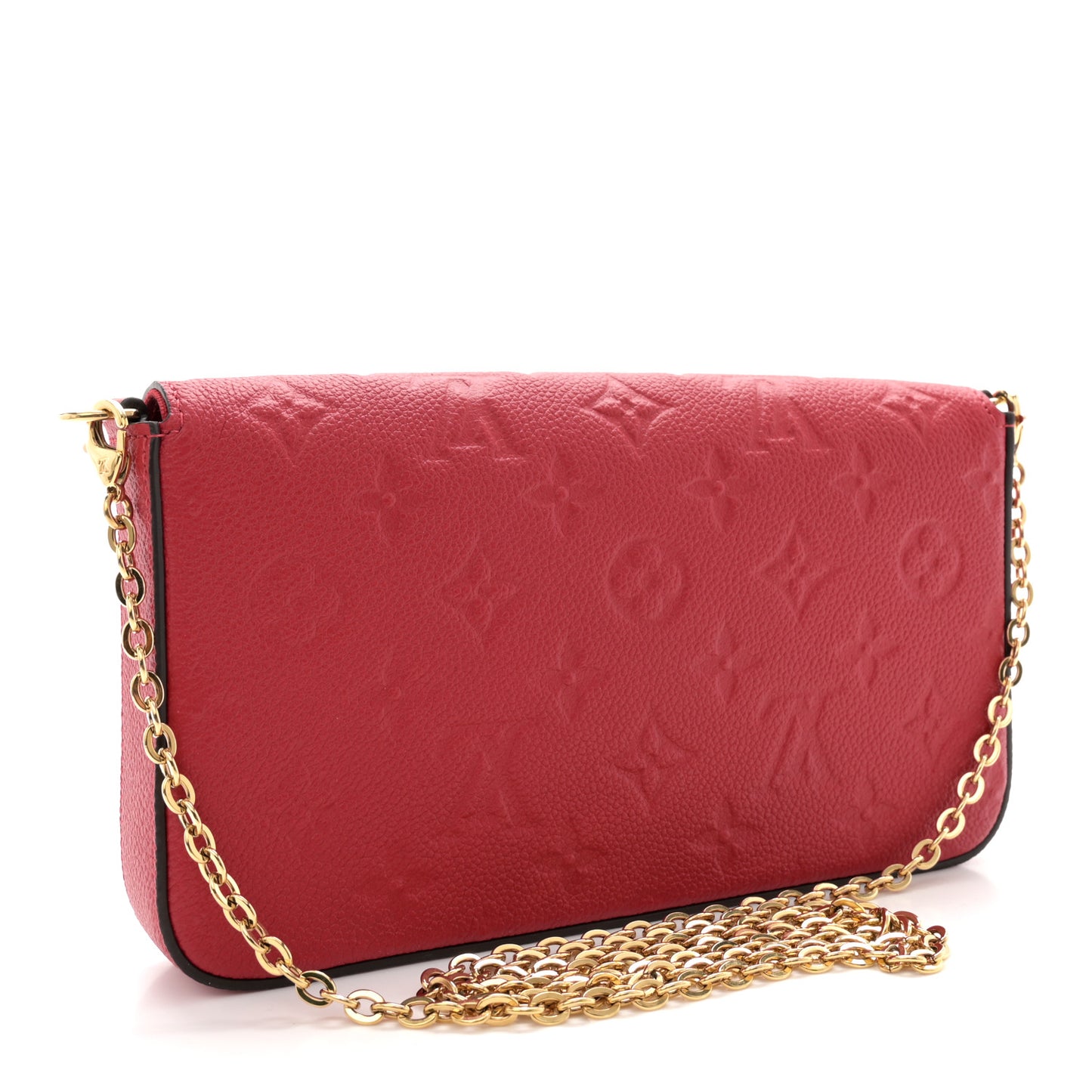 Empreinte Pochette Felicie Chain Wallet Scarlet