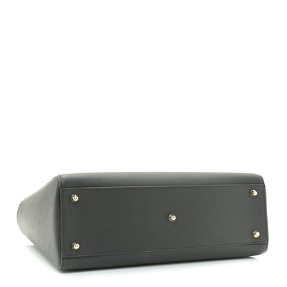 Christian Dior Grained Calfskin Large Lady Dior Black 5 of 10