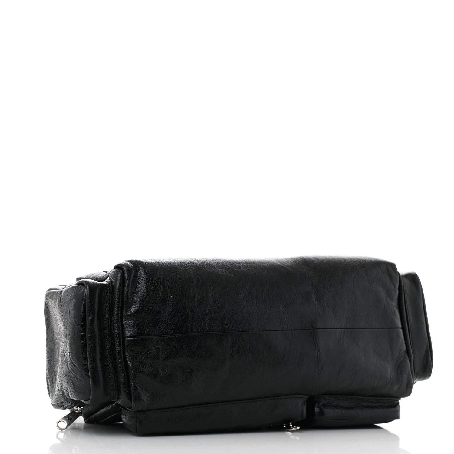 Balenciaga Agneau Arena Men's Superbusy Small Sling Zip Shoulder Bag Black 4 of 10