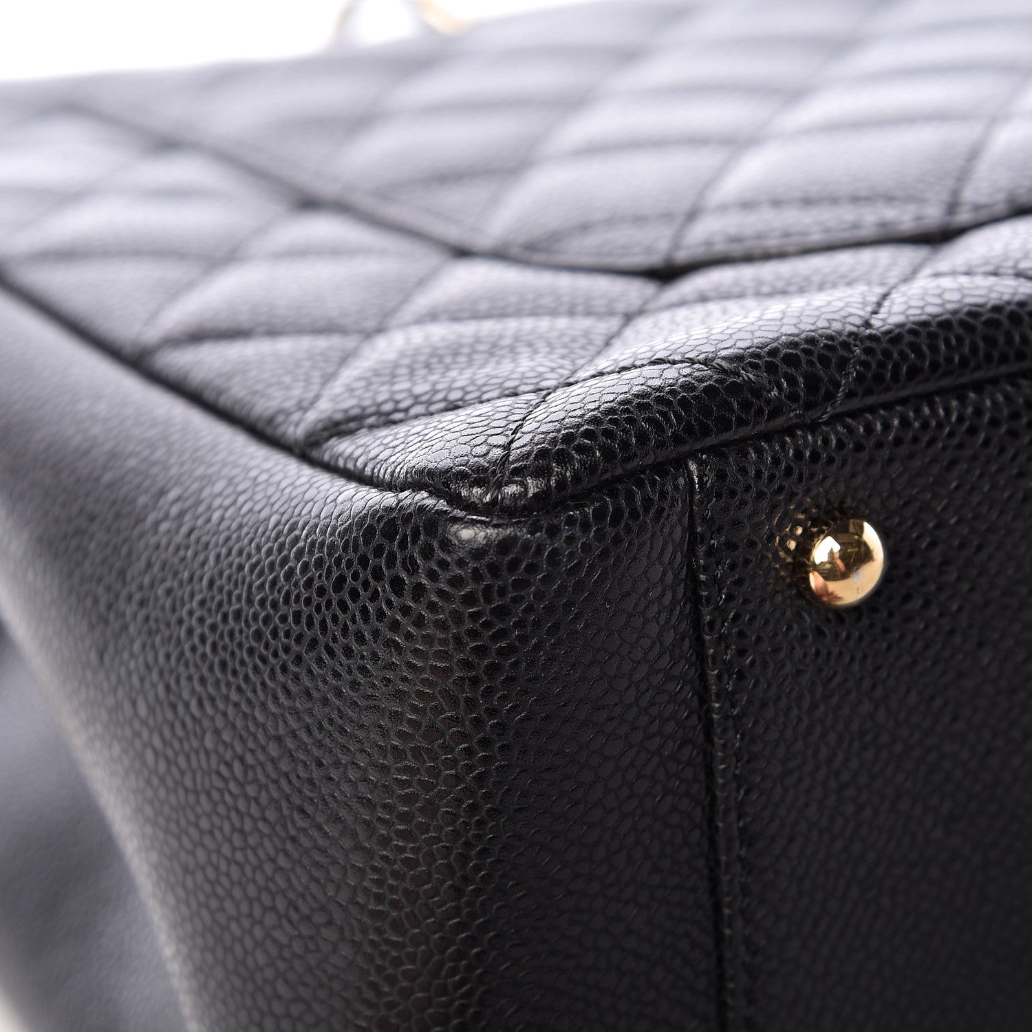 Chanel Caviar Quilted XL Grand Shopping Tote GST Black 11 of 11