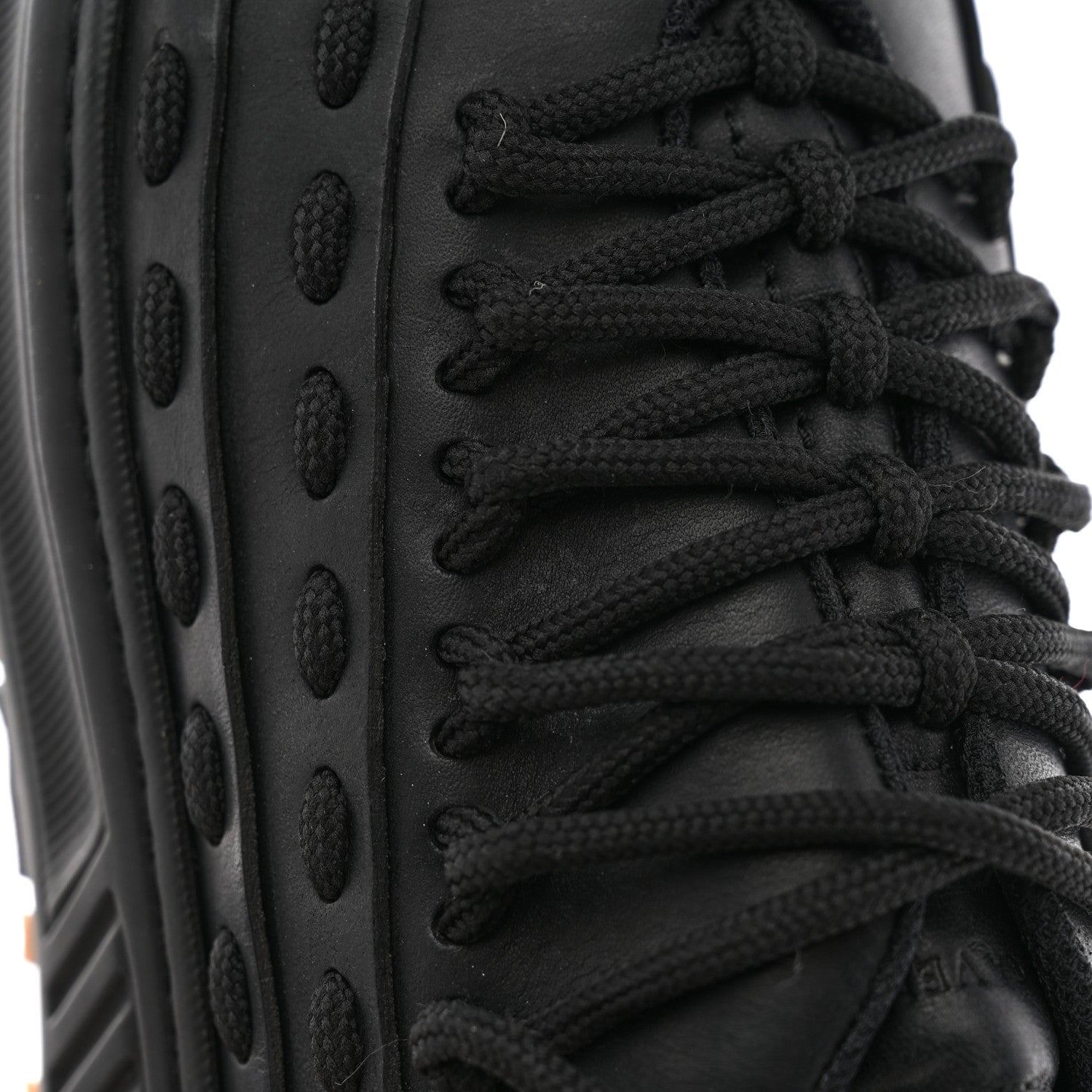 Bottega Veneta Calfskin Rubber Storm Larry Sneakers 40 Black 12 of 13