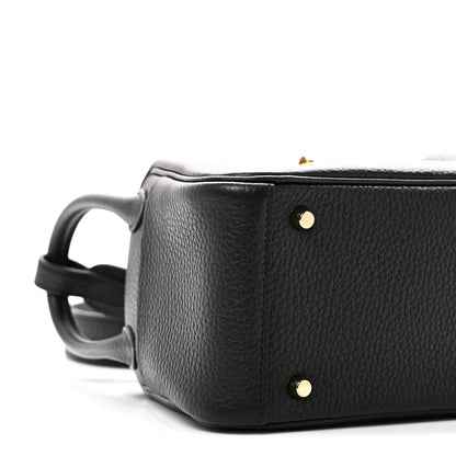 Hermes Taurillon Clemence Mini Lindy 20 Black 9 of 11