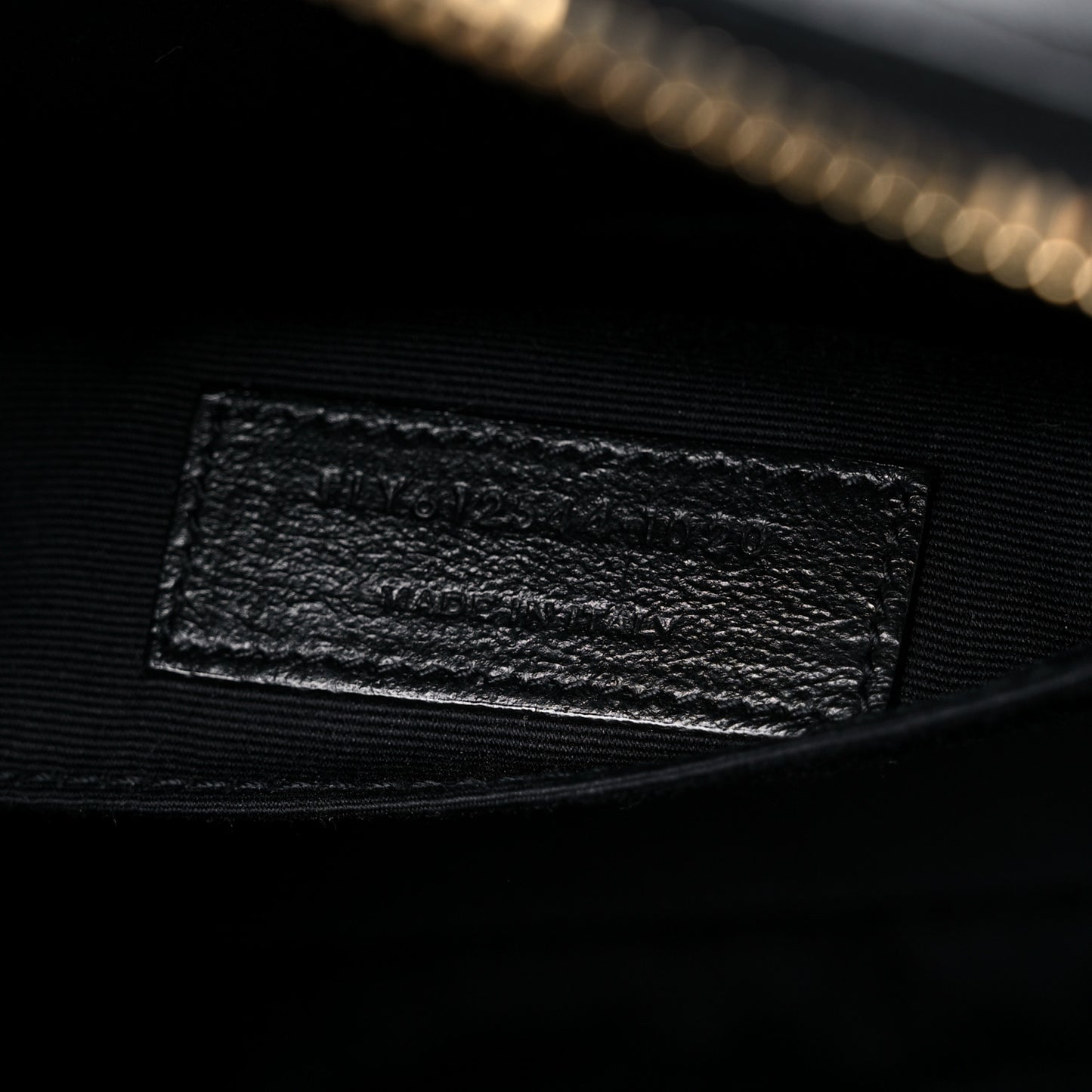 Calfskin Matelasse Monogram Lou Camera Bag Black
