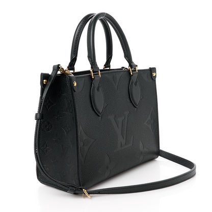 Louis Vuitton Empreinte Monogram Giant Onthego PM Black 3 of 10