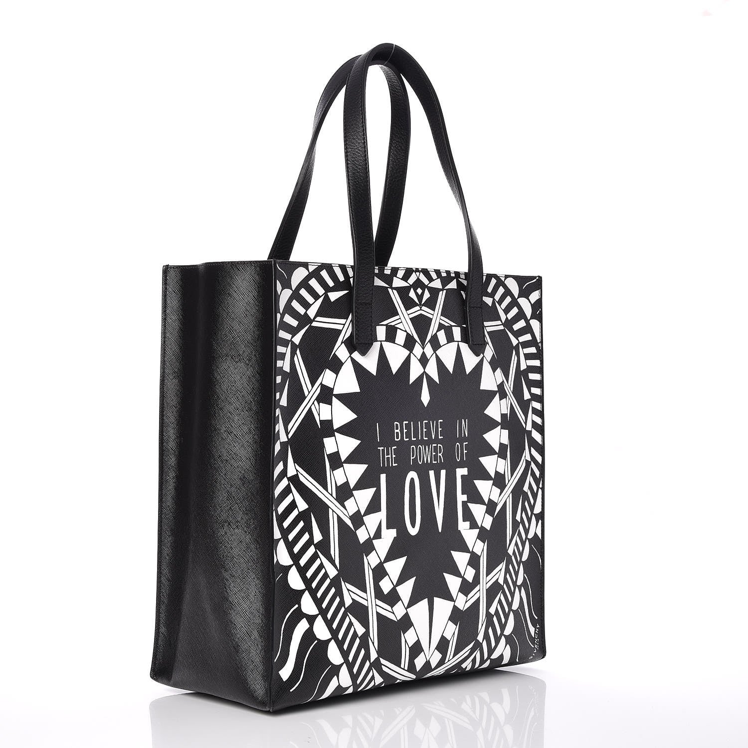 Givenchy Calfskin Power of Love Print Tote Black 4 of 14