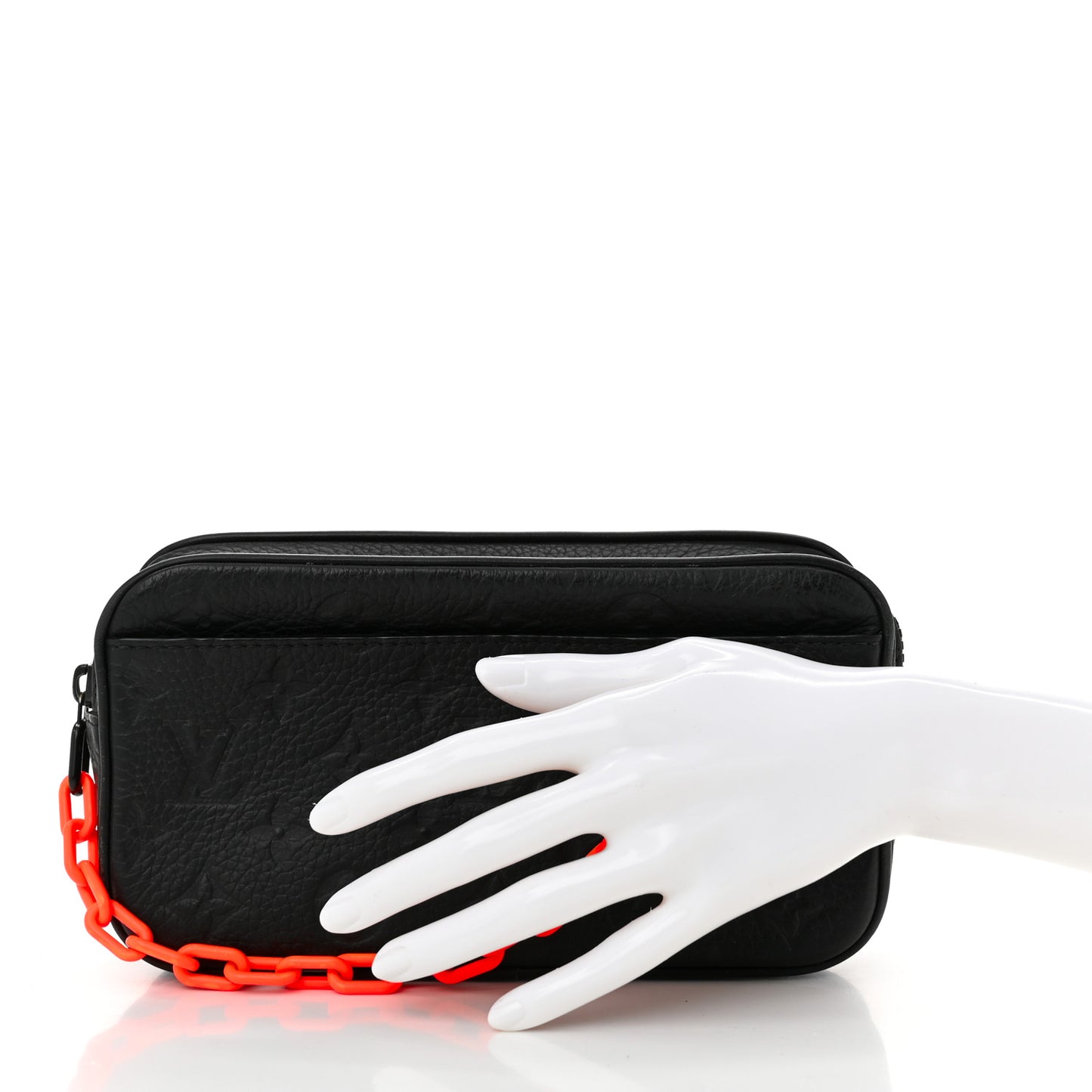 Taurillon Monogram Uniformes Solar Ray Soft Pochette Volga Belt Bag Black