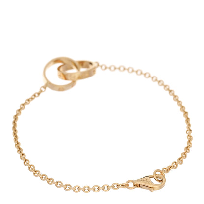 Cartier 18K Yellow Gold Interlocking LOVE Bracelet 2 of 5