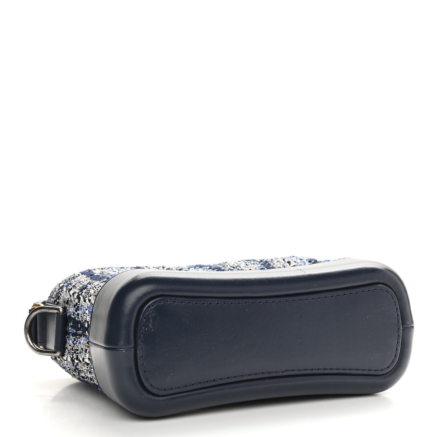 Tweed Calfskin Small Gabrielle Hobo Blue