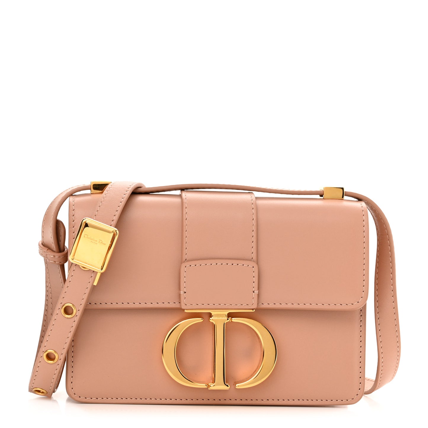 Box Calfskin Micro 30 Montaigne Flap Bag Rose Des Vents