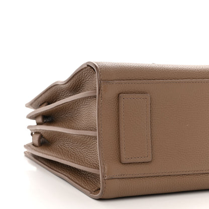 Saint Laurent Grained Calfskin Baby Sac De Jour Souple Taupe 8 of 15