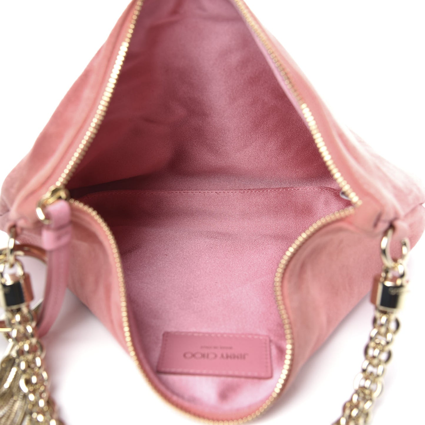 Suede Callie Shoulder Bag Candyfloss