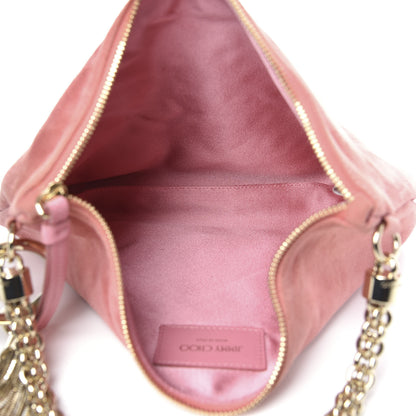 Jimmy Choo Suede Callie Shoulder Bag Candyfloss 5 of 9