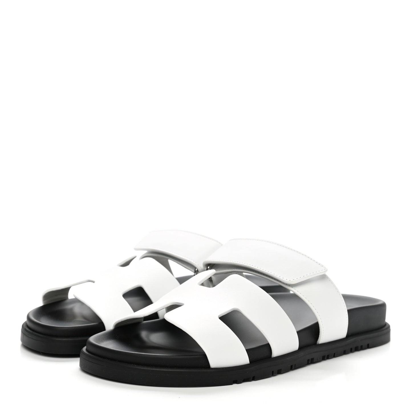 Calfskin Womens Chypre Sandals 38 White