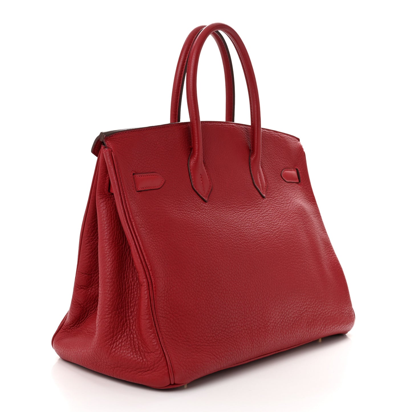Taurillon Clemence Birkin 35 Rouge Vif