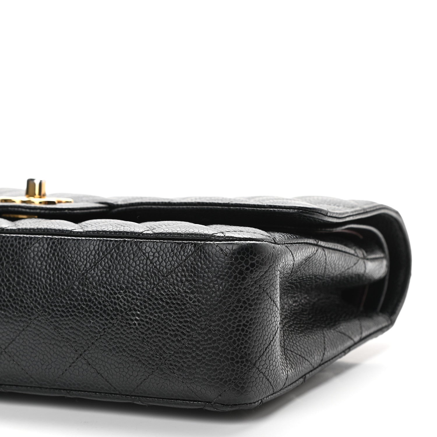Chanel Caviar Quilted Medium Double Flap Black 9 of 12