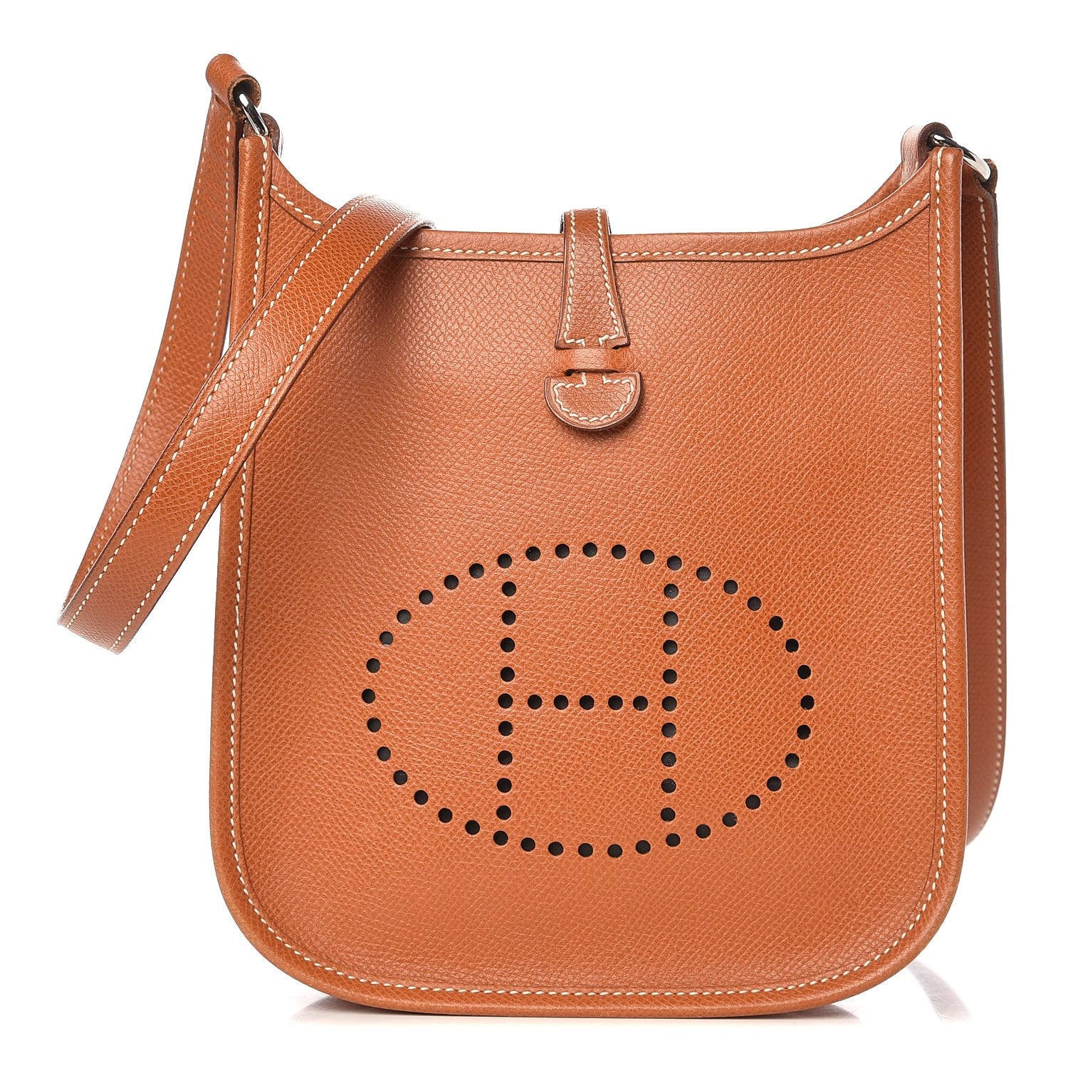 Hermes Epsom Evelyne TPM Cognac 1 of 7