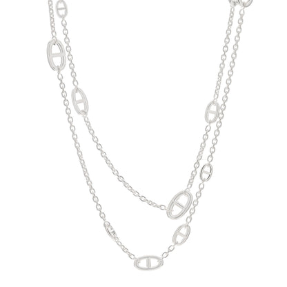 Hermes Sterling Silver Farandole Necklace 160 1 of 4