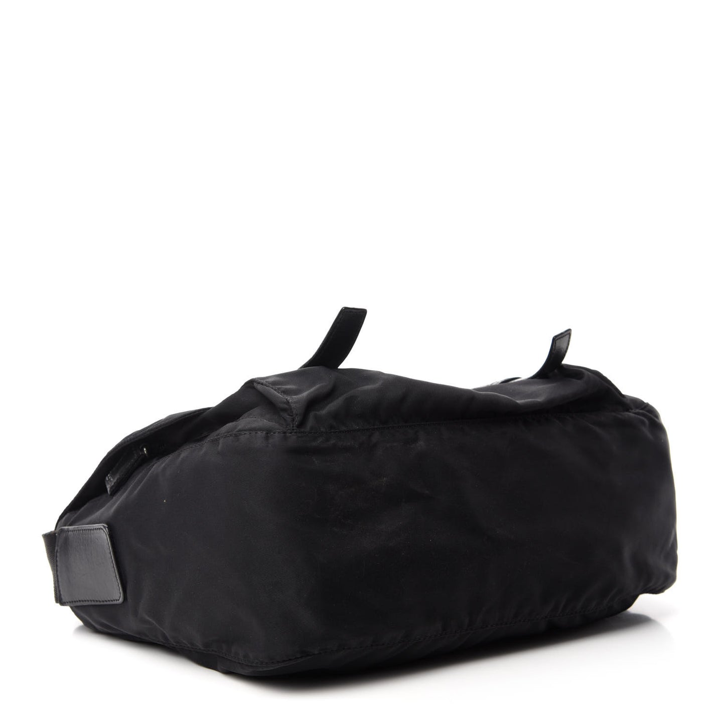 Nylon Vela Messenger Bag Black
