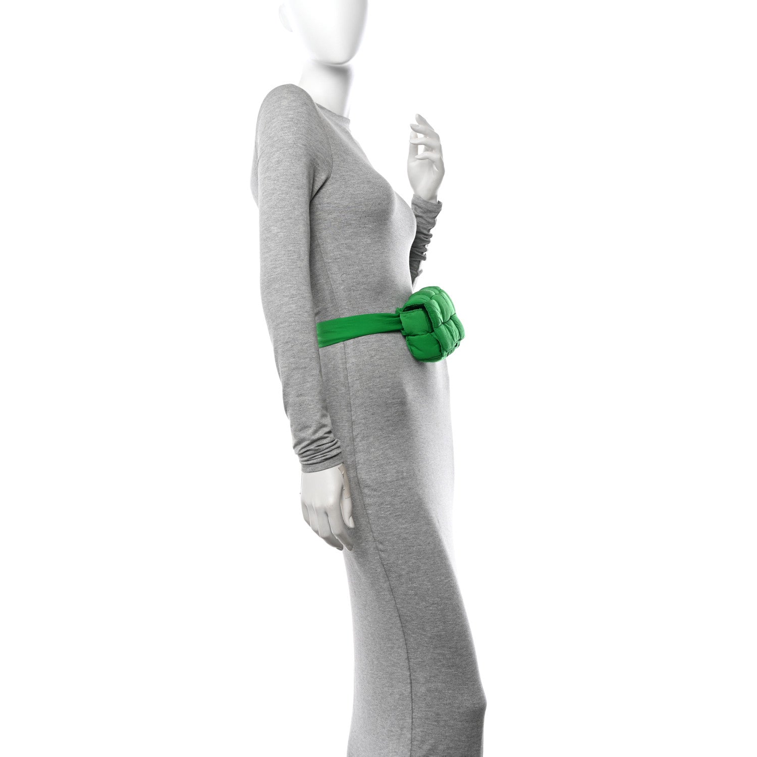 Bottega Veneta Nylon Intrecciato Padded Tech Mini Cassette Belt Bag Parakeet 2 of 10