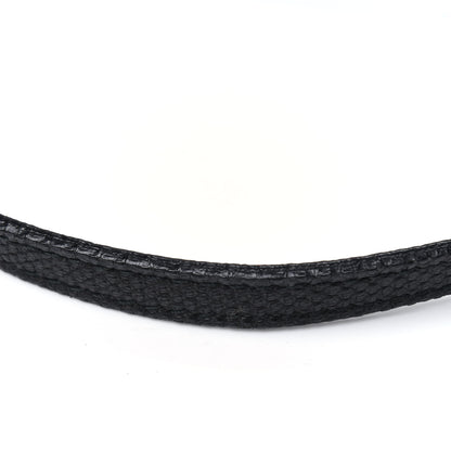 Gucci Calfskin Lizard Embossed Boat Pochette Black 21 of 22