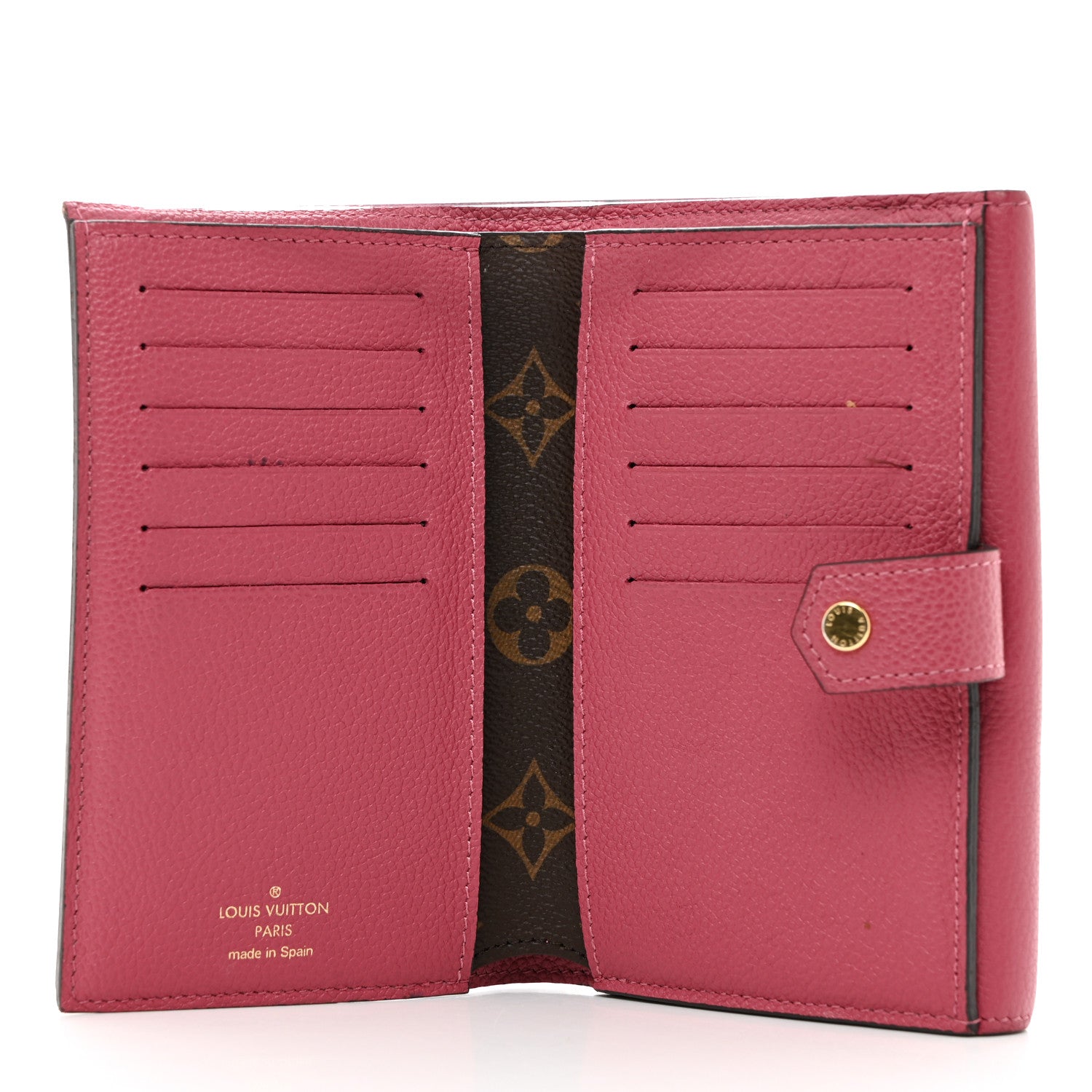 Louis Vuitton Monogram Pallas Compact Wallet Dahlia 5 of 10