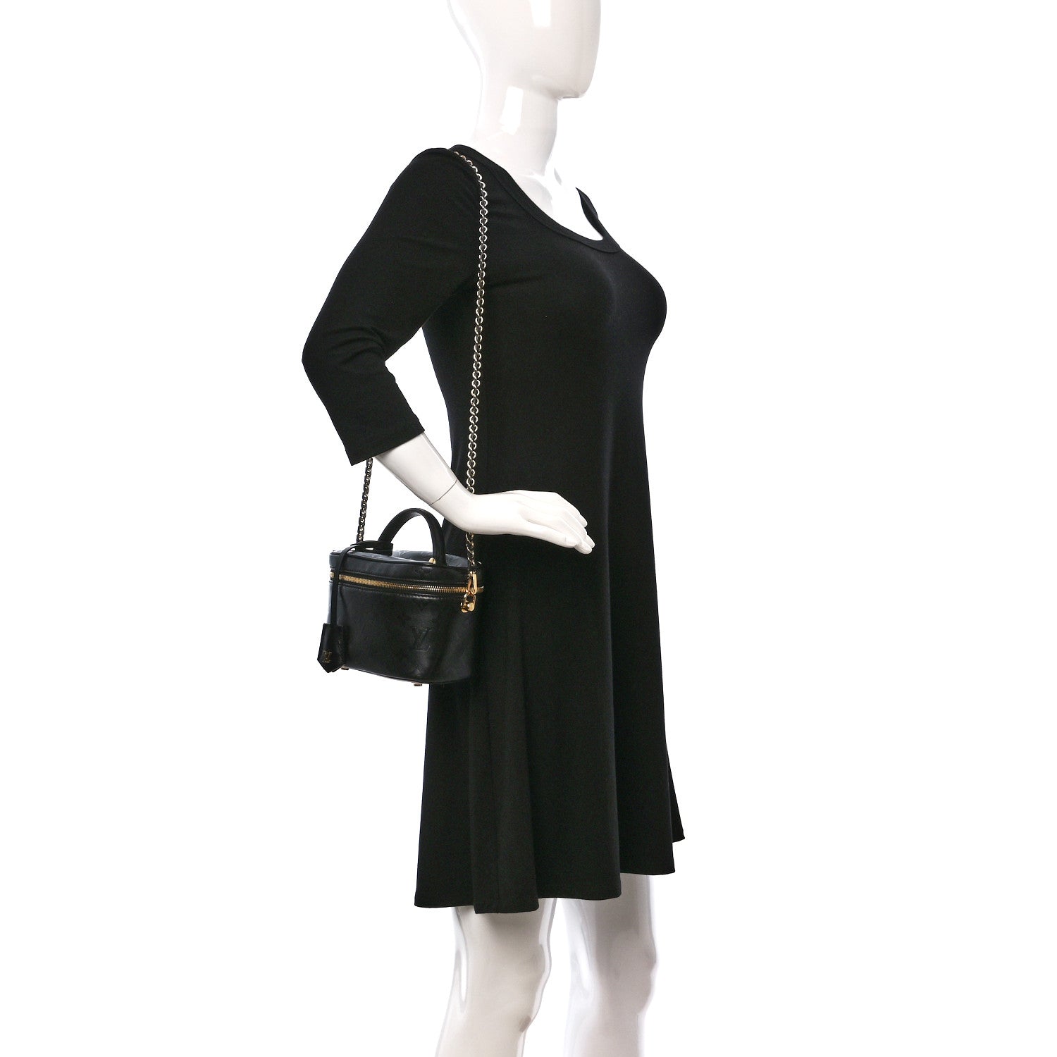 Louis Vuitton Monogram Ink Vanity PM Black 3 of 8