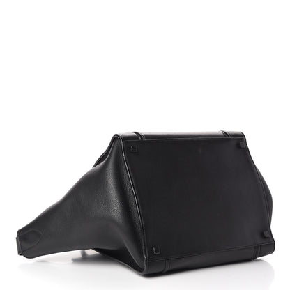 Celine Supple Calfskin Medium Phantom Luggage Black 4 of 12