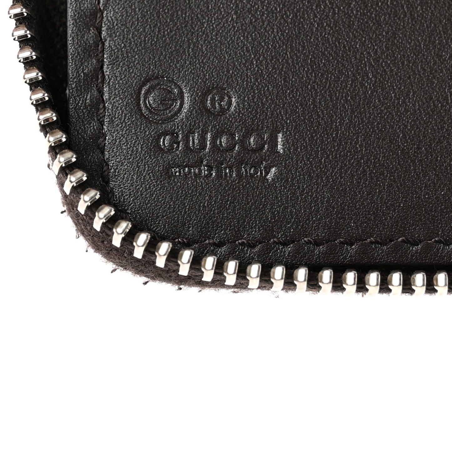 Microguccissima Zip Around Top Handle Travel Wallet Testa di Moro
