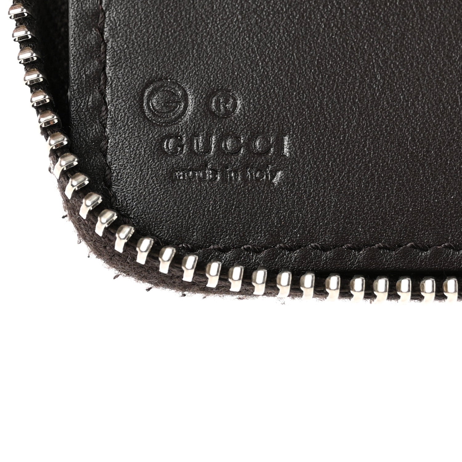 Gucci Microguccissima Zip Around Top Handle Travel Wallet Testa di Moro 7 of 7