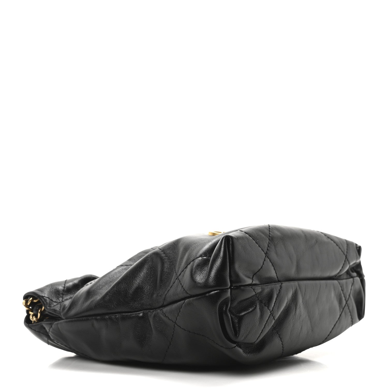 Chanel Shiny Calfskin Quilted Mini Chanel 22 Black 3 of 10