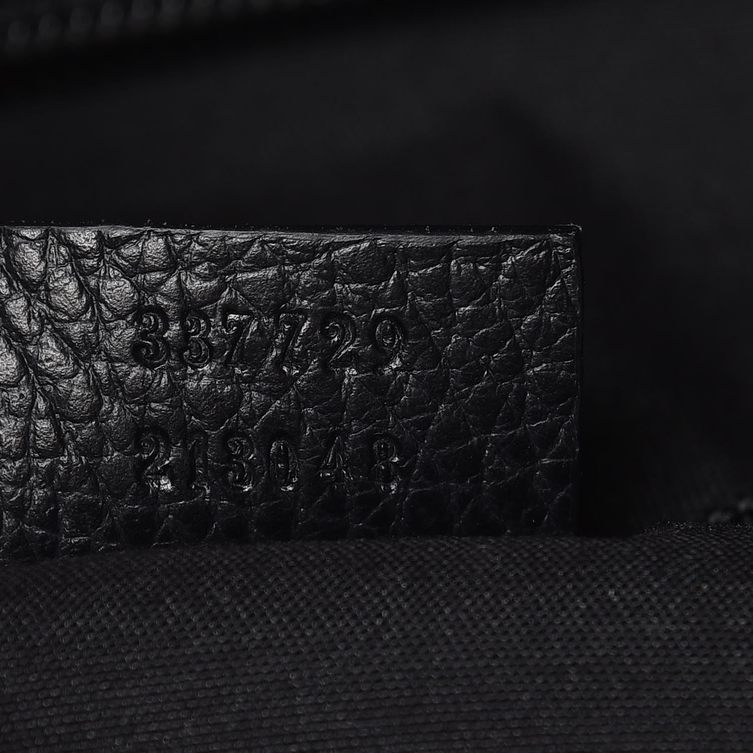 Gucci Denim Monogram Tote Black 7 of 12