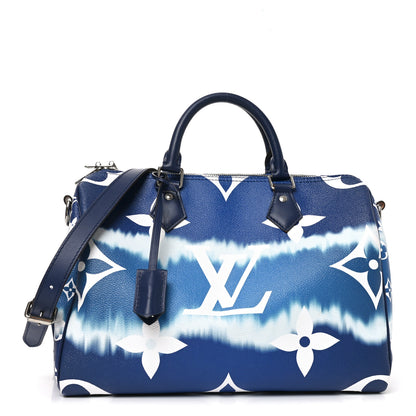 Louis Vuitton Monogram Escale Speedy Bandouliere 30 Blue 1 of 9