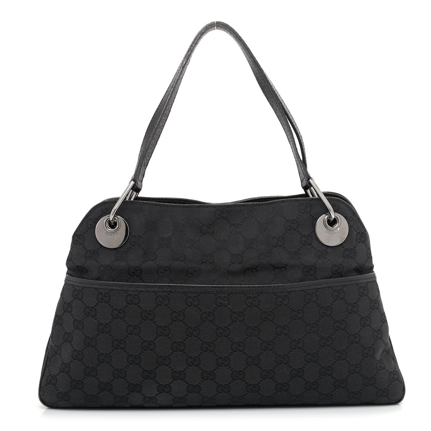 Monogram Medium Eclipse Shoulder Bag Black