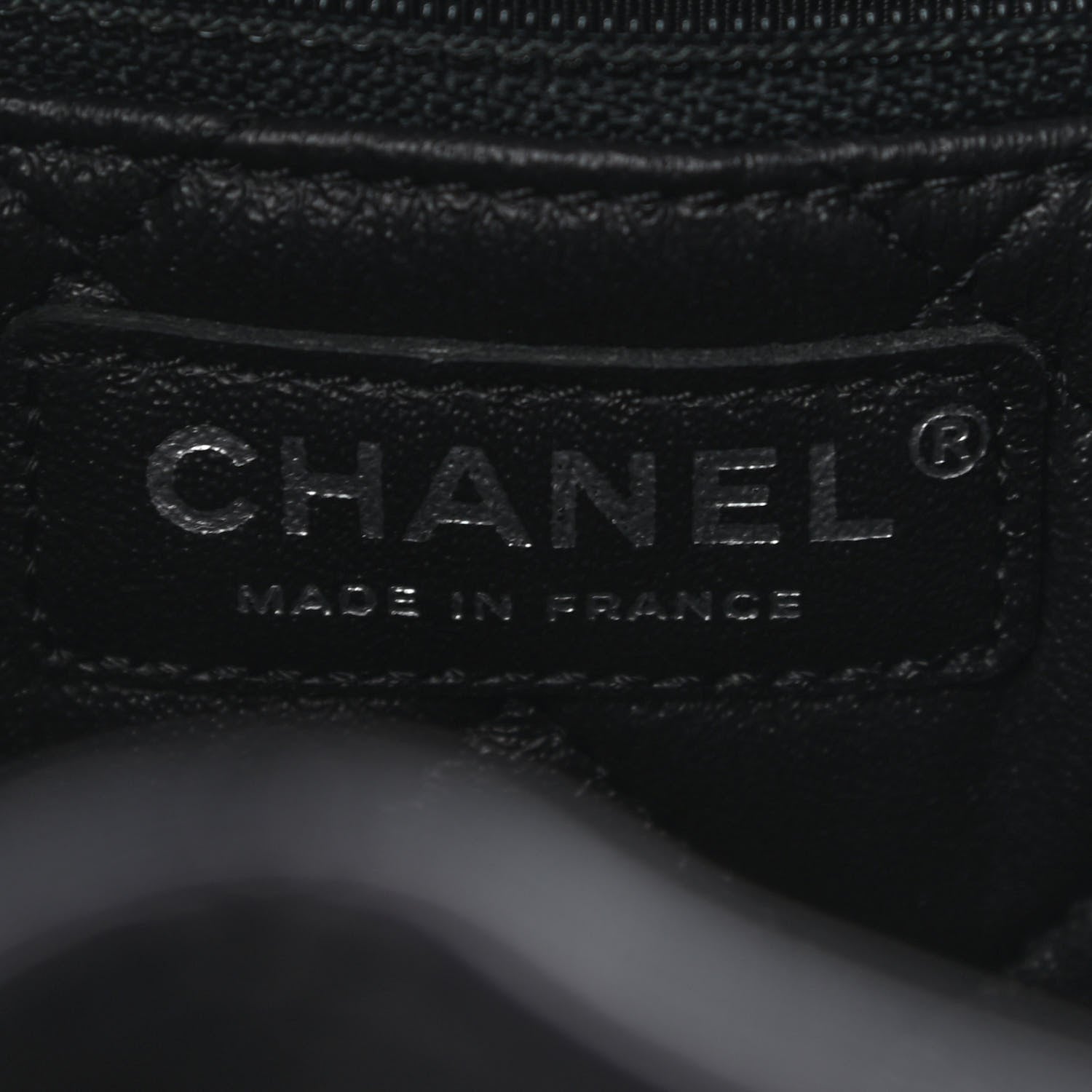 Chanel Calfskin Stitched Medium Urban Luxury Drawstring Backpack Black 6 of 9