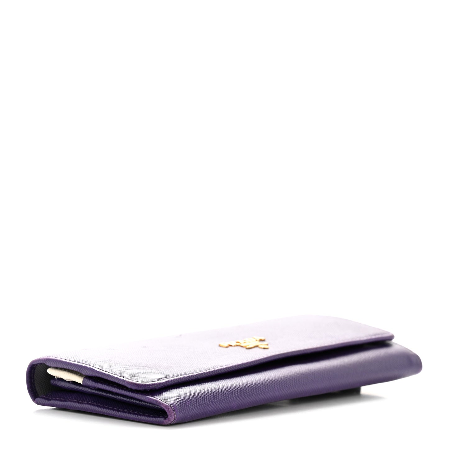 Saffiano Lux Continental Flap Travel Wallet Viola Multicolor